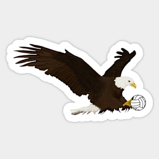 Volleyball Eagle Sticker